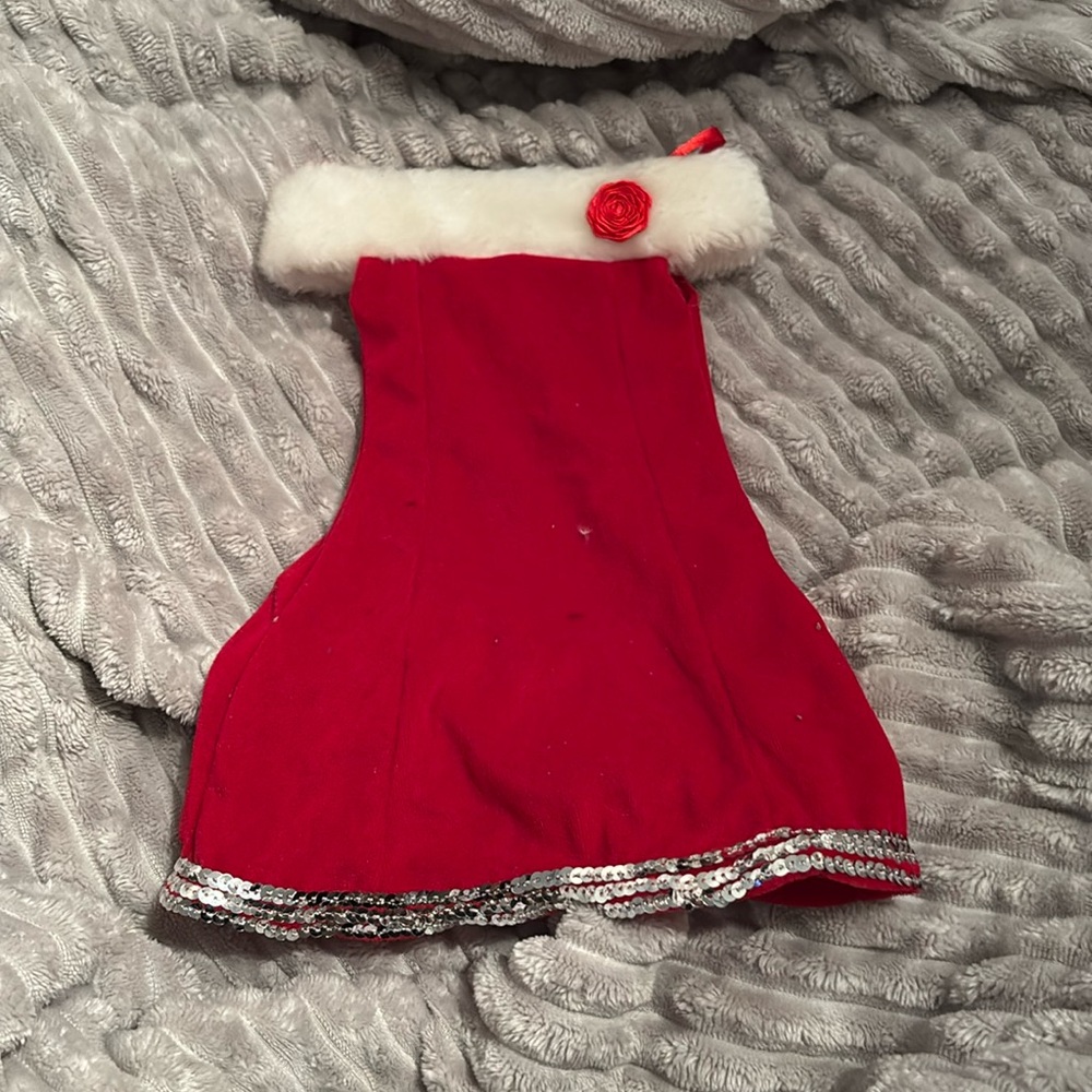 Red dress 18 in doll outfit